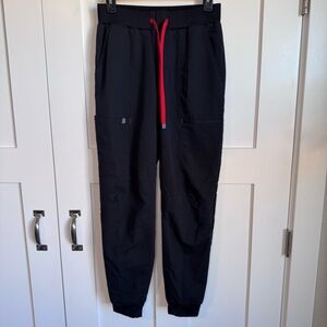 Fabletics Black Jogger Performance Scrub Pants Women’s Size Small
